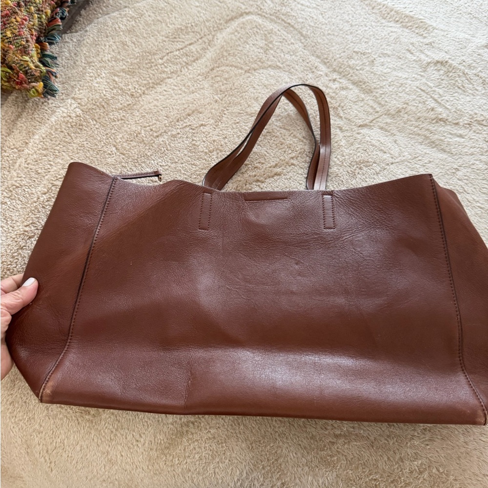Brown Leather Tote Bag - Picture 2 of 6